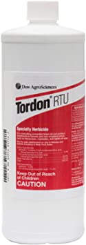 Tordon Rtu Specialty Herbicide 1 Qt Kills Woody Plants And Trees Not For: Ca;ny"