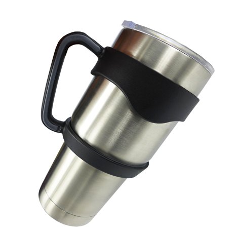 Anti-Slip Cup Handle for 30 oz YETI ,RTIC ,Tumbler Ramblers By EHME Brand   BONUS Instruction（Only Handle）