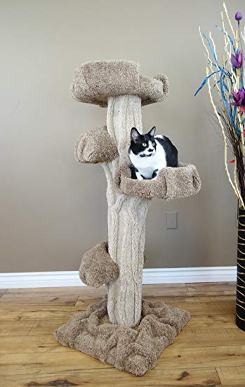 New Cat Condos Premier Cat Play Tree, Brown, Large