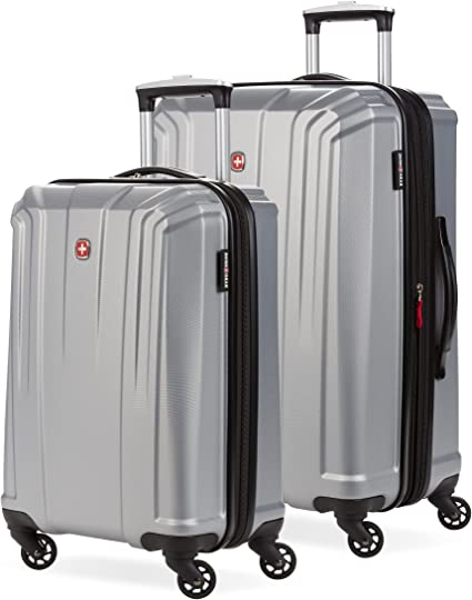 SwissGear Unisex-Adult 3750 Hardside Expandable Luggage with Spinner Wheels Luggage- Suitcase