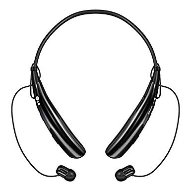 LG Electronics Tone Pro HBS-750 Bluetooth Wireless Stereo Headset - Retail Packaging - Black