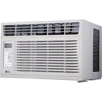LG 6,000 BTU 115V Window-Mounted AIR Conditioner with Remote Control
