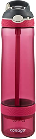 Contigo AUTOSPOUT Straw Ashland Infuser Water Bottle, 26 oz, Very Berry