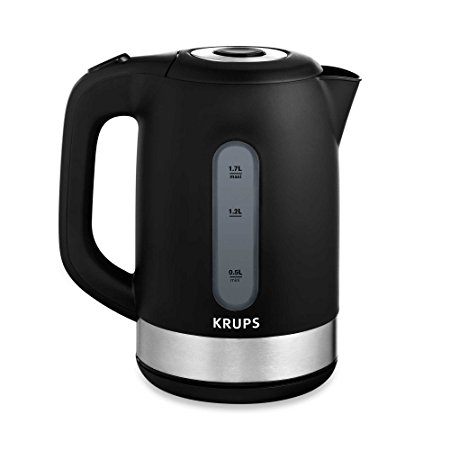 Krups® Electric Kettle Plastic 6-Cup w/ Locking Lid