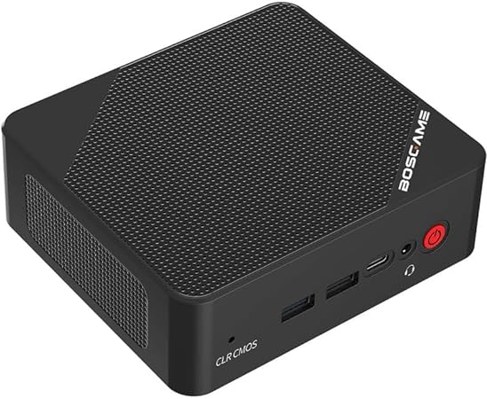 BOSGAME Ryzen Mini PC, AMD Ryzen 7 5700U 32GB RAM 1TB PCIE SSD Mini Destop Computers, Micro PC Windows 11 Pro 4K Triple Display/Dual HDMI/WiFi 6/Gaming/Office/Home