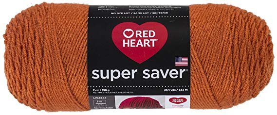 Red Heart Super Saver Yarn, Carrot