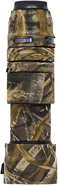 LensCoat Cover Camouflage Neoprene Camera Lens Cover Protection Tamron 100-400mm F/4.5-6.3 Di VC, Realtree Max5 (lct100400m5)