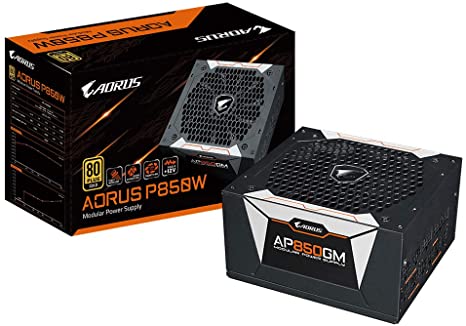 Gigabyte GP-AP850GM-UK Aorus P850W 850W 135mm Smart Fan 80 Plus Gold Fully Modular PSU:: (Components &gt; Power Supplies PSU)