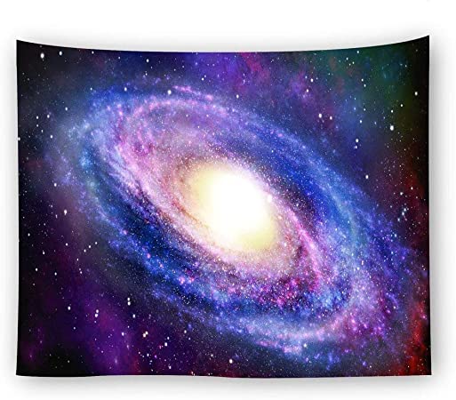 SOFTBATFY Fantasy Galaxy Wall Art Hanging Tapestry, Universe Living Room Office Tapestry, Bedroom Dorm Headboard Tapestry Home Decor (Large-58 79inches,Galaxy)