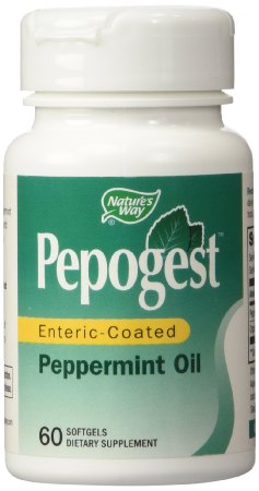 Nature's Way Pepogest Peppermint Oil -- 60 Softgels