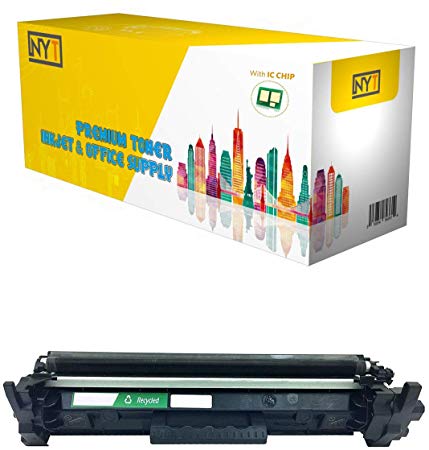 NYT Compatible with Chip Toner Cartridge Replacement for HP CF217A (HP 17A) for HP Laserjet Pro M102w, M102a, MFP M130nw, M130fw, M130fn, M130a (Black,1-Pack)