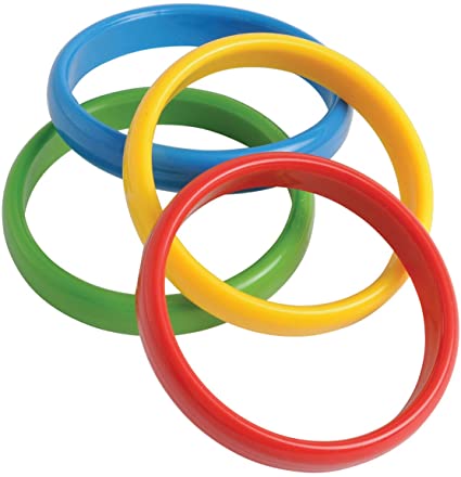 US Toy S&S Worldwide Plastic Throw Rings (12 Pack)