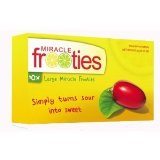 Miracle Berry Fruit TabletsTEN tablets Yellow Box Miracle Fruit Frooties Miraculin Tablets Large Size Tabs 10 600mg Per Tablet