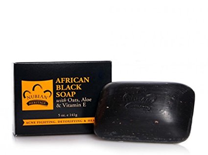 Nubian African Black Soap 5 Ounce (6 Pack)