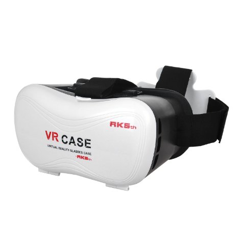 KuGi ® 3D VR BOX Enhanced Virtual Reality Glasses Adjust Cardboard VR BOX For 4~6.0" Smartphones ,Samsung LG Sony HTC,Nexus etc.Adjustable Focal Distance Pupil Distance[Newest Version]