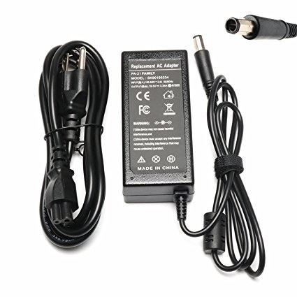 Skyvast 65W Octagon Tip AC Adapter Charger for Dell Inspiron 1318 1440 1530 1545 1546 1551 1557 1750, Dell XPS M1330, PA-21 Family ADP-65AH LA65NS2-00 NX061 PA-1650-02DW XK850 YR733 HR763 PP41L