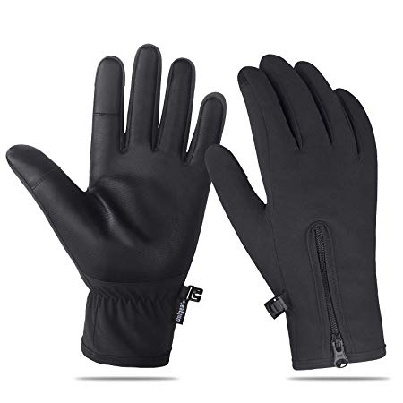 Unigear Winter Gloves Waterproof Outdoor Touch Screen Gloves for Running, Walking, Cycling, Ridding and Driving for Men & Women