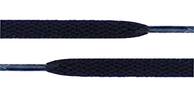 Flat Shoelaces 5/16"" Wide Solid Colors Several Lengths For Sneakers and Shoes