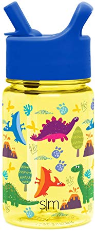 Simple Modern 12 Ounce Summit Kids Tritan Water Bottle with Straw Lid Sippy Cup - Dishwasher Safe Tumbler Travel Mug -