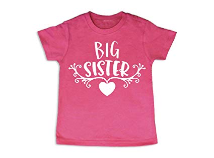 Oliver and Olivia Apparel Big Sister Tee Big Sister Gift Big Sister Shirt Big Sister Top