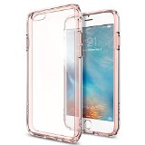 iPhone 6s Case Spigen Ultra Hybrid AIR CUSHION Rose Crystal Clear back panel  TPU bumper for iPhone 6  6s - Rose Crystal SGP11722