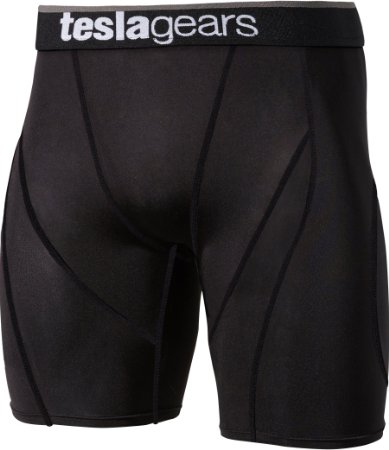 Tesla Mens Cool Dry Compression Baselayer Shorts Pants Capri Tights S17