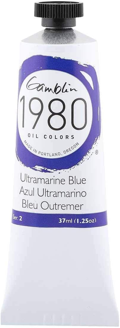 Gamblin 1980 Oil Ultramarine Blue 37Ml