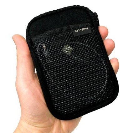 Drive Logic Portable Hard Drive Carrying Case Soft Pouch, Black DL-53