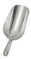 Large 38 Oz. (Ounce) Bar Ice Scoop, Dry Bin Scoop, Dry Goods Scoop, Candy Scoop, Spice Scoop, Cast Aluminum (1, 38 Ounce) by Update International