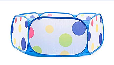 Aeroway® Light Blue Kids Ball Pit Toddler Ball Playpen Baby Play Pit with Zippered Storage Bag Ideal for Toddlers Pets Indoor Outdoor Play (Balls Not Included)