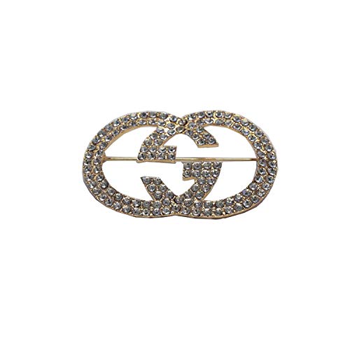 Women's Fashion Brooches & Pin Letter Designed Metal and Crystal Paved with Multi-Options