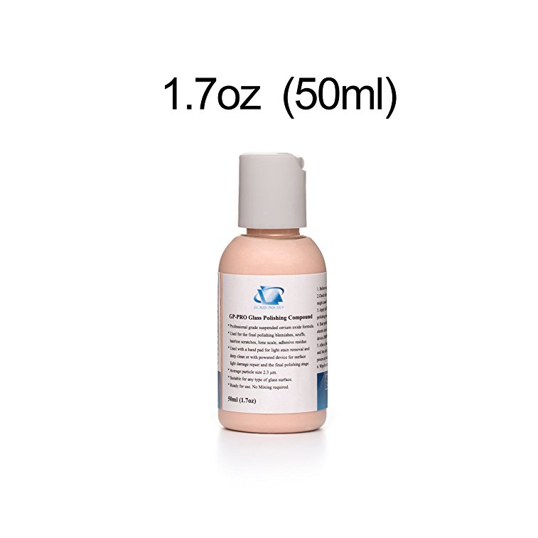 GP14053 GP-PRO Professional Grade Glass Polishing Compound, Glass Polishing Solution 1.7oz (50ml)