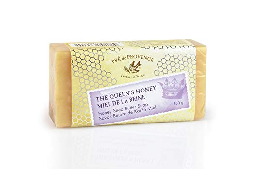 Pre de Provence Queen's Honey Shea Butter Enriched 150 Gram Large French Soap Bar - Original Honey