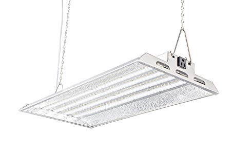 Durolux DLED824W LED Grow Light | 2 Feet x 1 Foot Real 50W LED with White 5500K FullSun Spectrum and 10000 Lux Great for Seeding and Veg Growing! Over 50% EnergySaving!