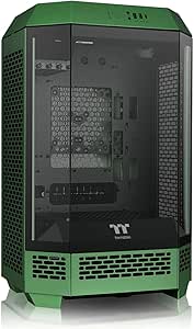 Tower 300 Racing Green Micro-ATX Case; 2x140mm CT Fan Included; Support Up to 420mm Radiator; Optional Chassis Stand Kit Allows Horizontal Display; CA-1Y4-00SCWN-00; 3 Year Warranty