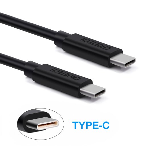 CHOETECH USB-C to USB-C Cable (3.3ft/1M) for USB Type-C Devices Including the new MacBook, ChromeBook Pixel, Nexus 5X, Nexus 6P, Nokia N1 Tablet, LG G5 and More