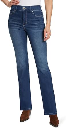 Gloria Vanderbilt Women's Shape Effect Tummy Hold High Rise Boot Cut Jean