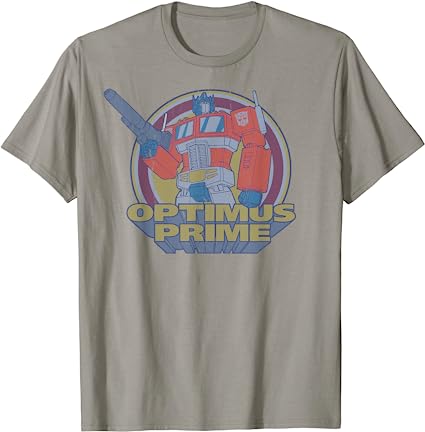 Transformers Optimus Prime Retro Portrait T-Shirt