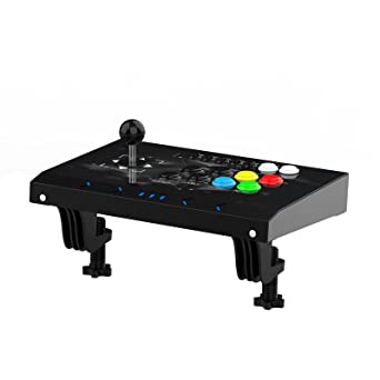 Arcade Fight Sticks with Octagonal Gate - Ultra-Moddable - Fighting Game Controller - Customize Buttons and Joystick, Suitable for PC / Raspberry Pi / PS3 / Switch / NEO GEO Mini / Android by DOYO (Black)