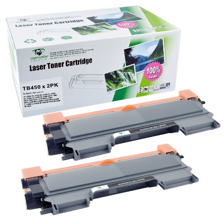 TN450 TN420 Toner Supricolor replacement Brother TN450 Toner Cartridges Compatible for Brother HL-2270DW HL-2280DW HL-2230 HL-2240 MFC-7360N MFC-7860DW DCP-7065DN Intellifax 2840 29402 Black