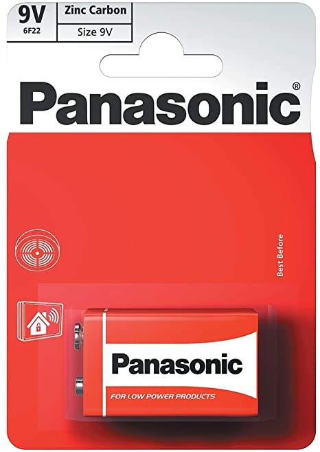 Panasonic 1148 Zinc 6F22R 9 V Special Power Battery