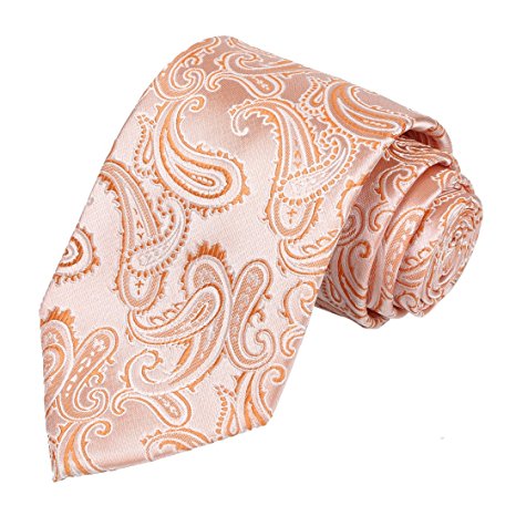 KissTies Mens Necktie Paisley Tie   Gift Box