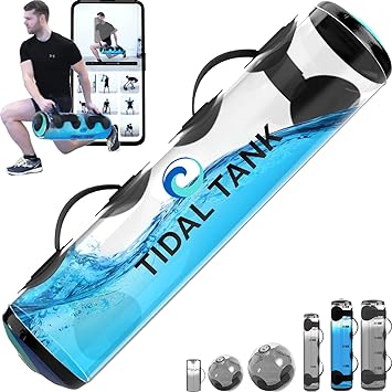 Tidal Tank - Original Aqua Bag Instead of sandbag - Training Power Bag with Water Weight - Ultimate core and Balance Workout - Portable Stability Fitness Equipment