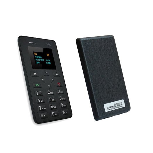 FsmartM5 Mini Card Cell Phone 10lcd Ultra Slim Student Version Smartphone PartnerBlack