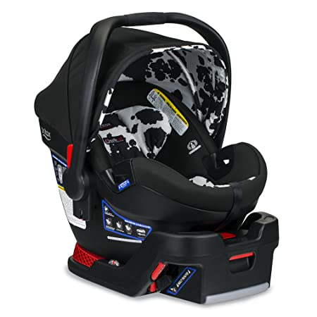 Britax B-Safe Ultra Infant Car Seat - 4 to 35 Pounds - Rear Facing - 2 Layer Impact Protection, Cowmooflage