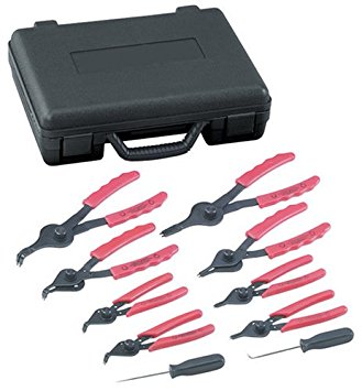 OTC 4512 Stinger Internal And External 8 Piece Snap-Ring Pliers Set