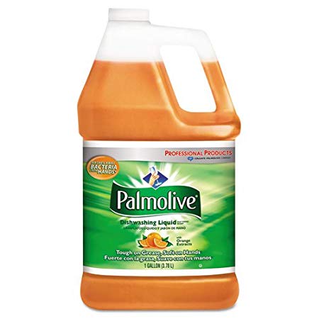 Palmolive Dishwashing Liquid & Hand Soap, Orange Scent, 1 gal Bottle - Includes four 1-gallon bottles per case.