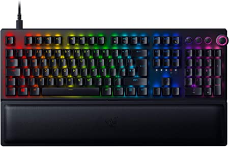 Razer BlackWidow V3 Pro (Green Switch) - Wireless Premium Mechanical Gaming Keyboard (Hyperspeed Wireless Technology, RGB Chroma Lighting, Wrist Rest, Bluetooth, USB-C) UK Layout | Black