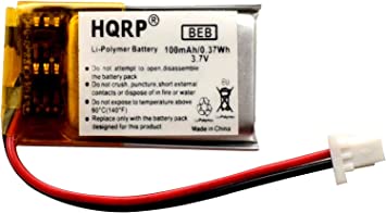 HQRP Battery Works with Viper 7756V 5706V 3706V 3806V 4606V 4706V 4806V 5606V 5806V, Clifford 7756X 3706 4706 5706 Remote Control Key Fob Car Engine Starter