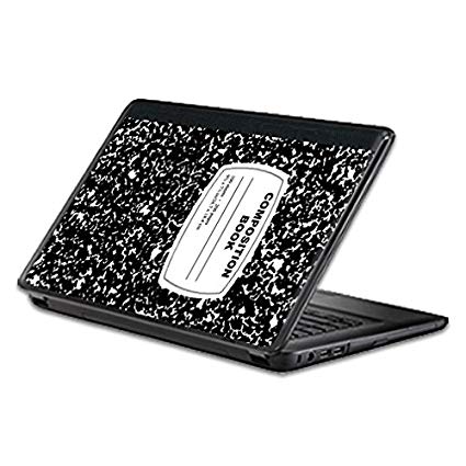 Universal 13" Laptop Skin - Compositon Book | Protective, Durable, and Unique Vinyl Decal wrap Cover | Easy to Apply, Remove, and Change Styles | Made in The USA